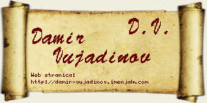 Damir Vujadinov vizit kartica